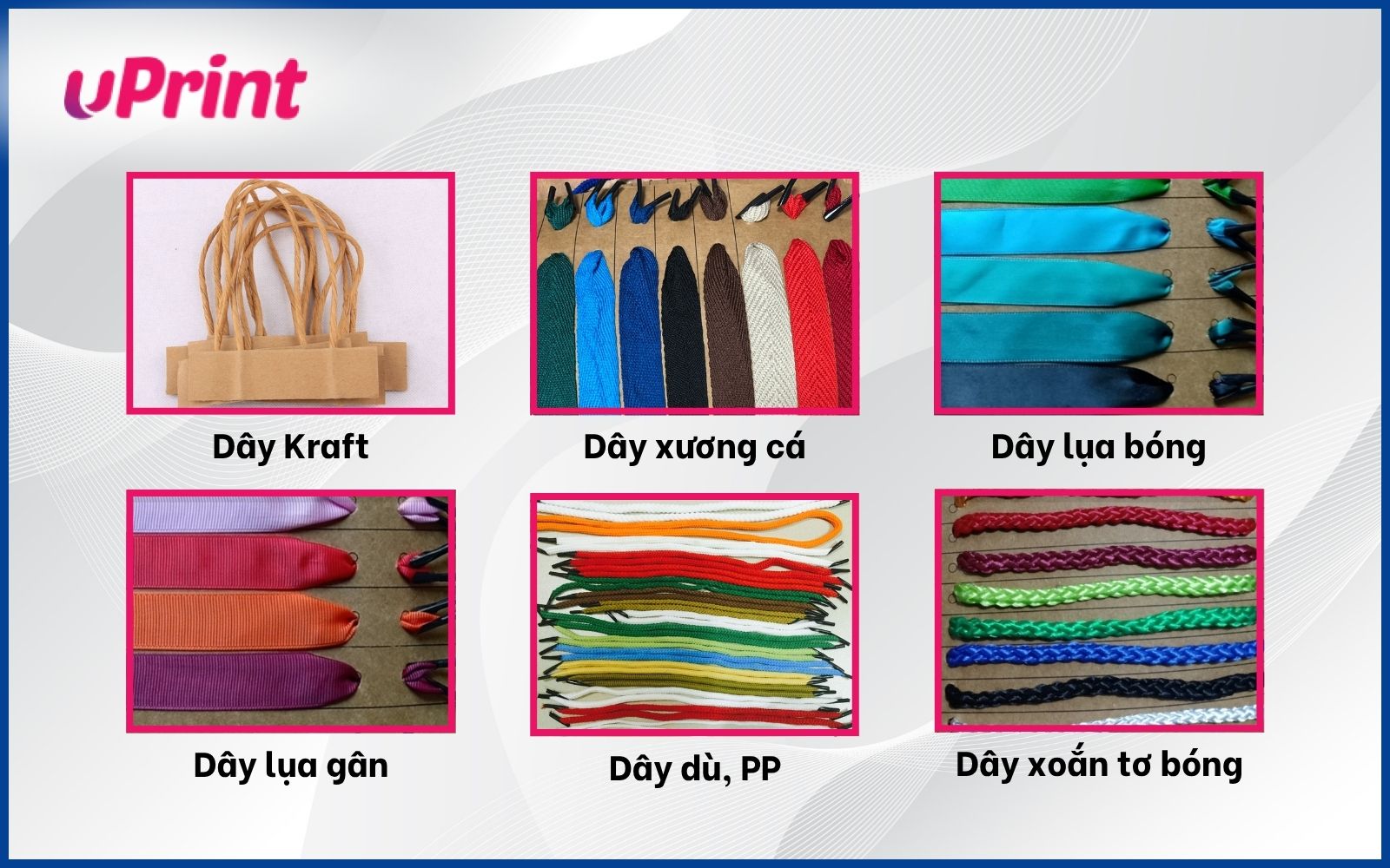 Gia công quai bao bì túi giấy