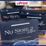in túi giấy cửa hàng spa, cosmetic