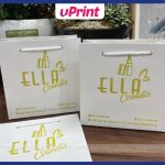 mẫu túi giấy cho spa, cosmetic