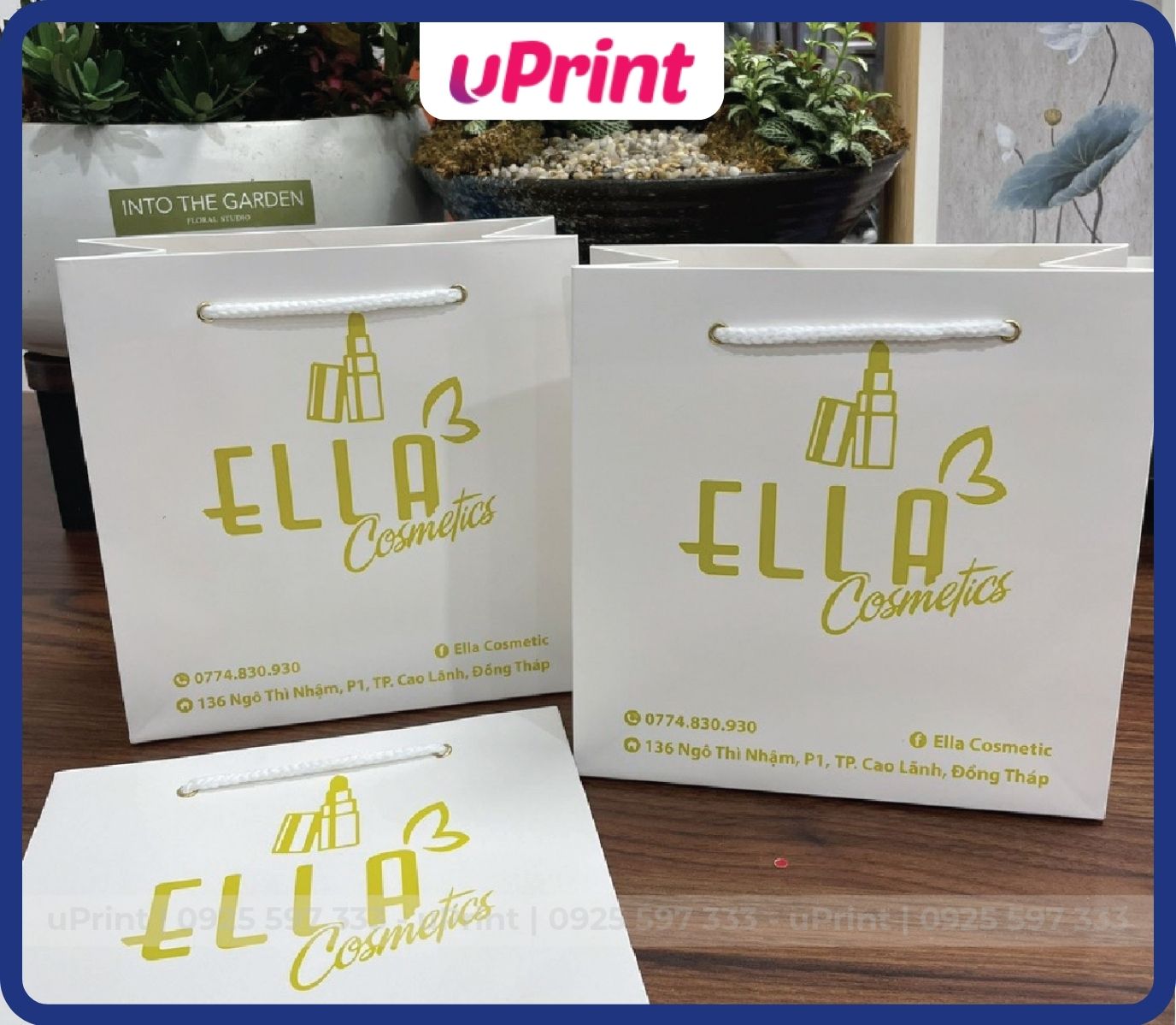 mẫu túi giấy cho spa, cosmetic