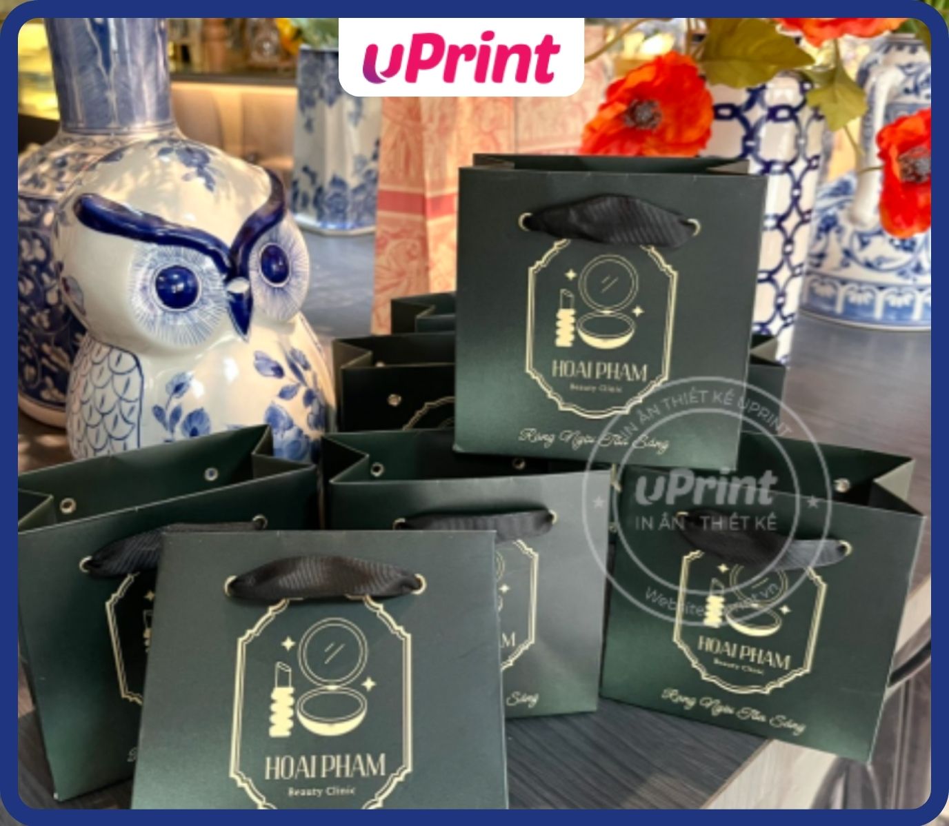 in túi giấy đựng son