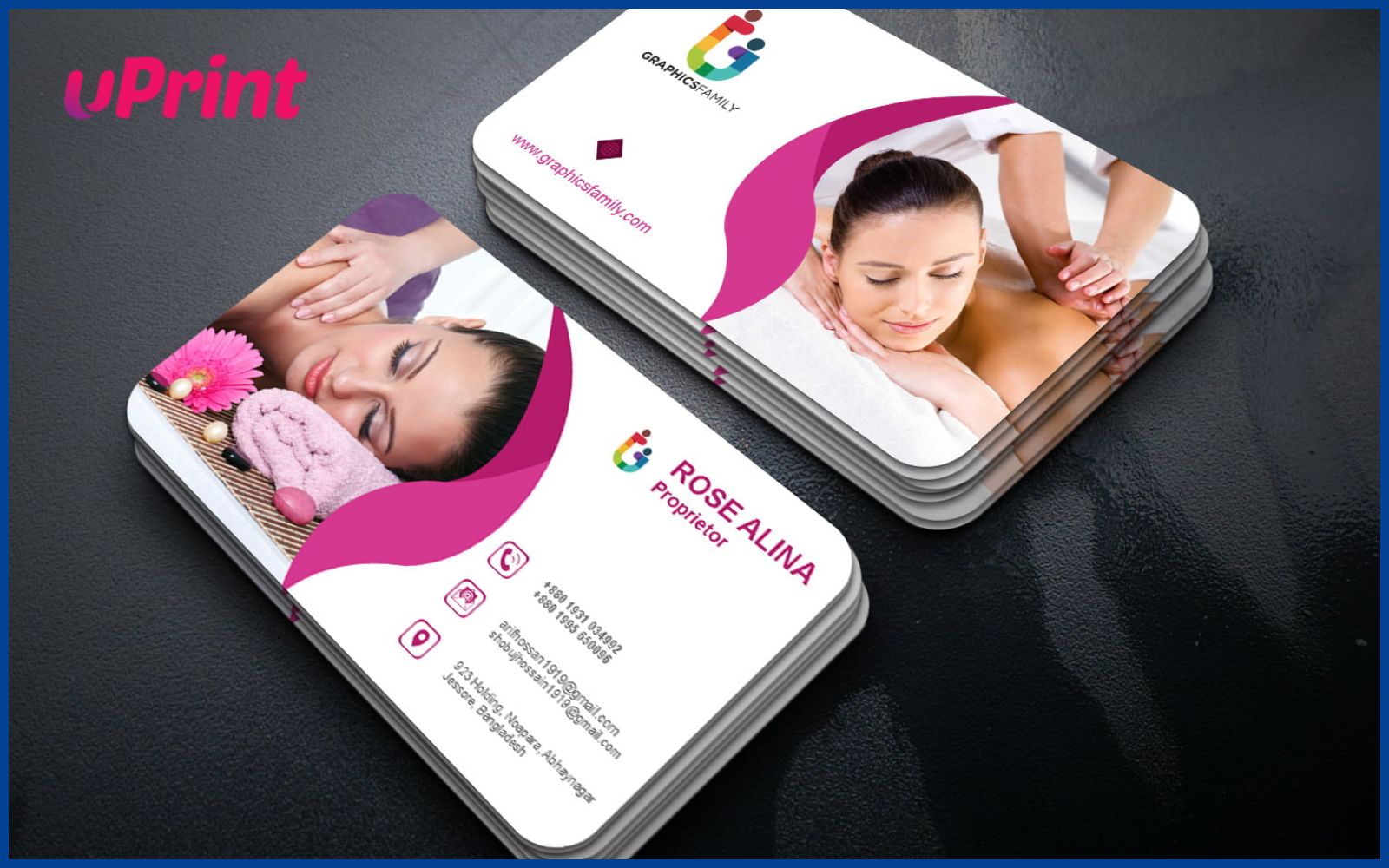 Mẫu in card visit hà nội​ cho spa, mỹ phẩm
