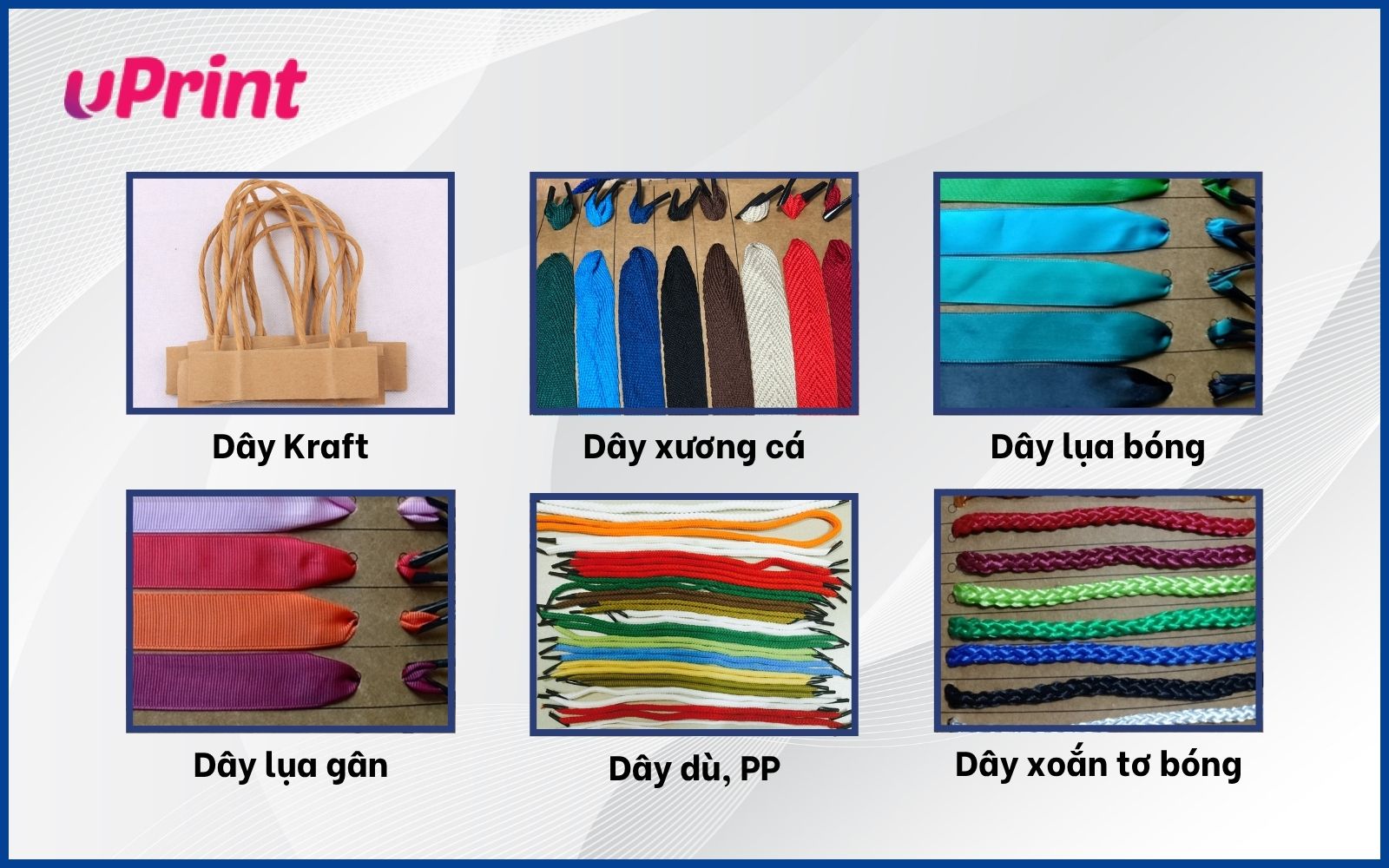 Hoàn thiện dây quai túi giấy đựng mỹ phẩm Hoàn thiện dây quai túi giấy đựng mỹ phẩm