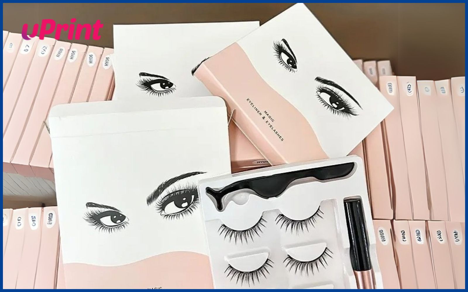 Hộp mini đựng lông mi