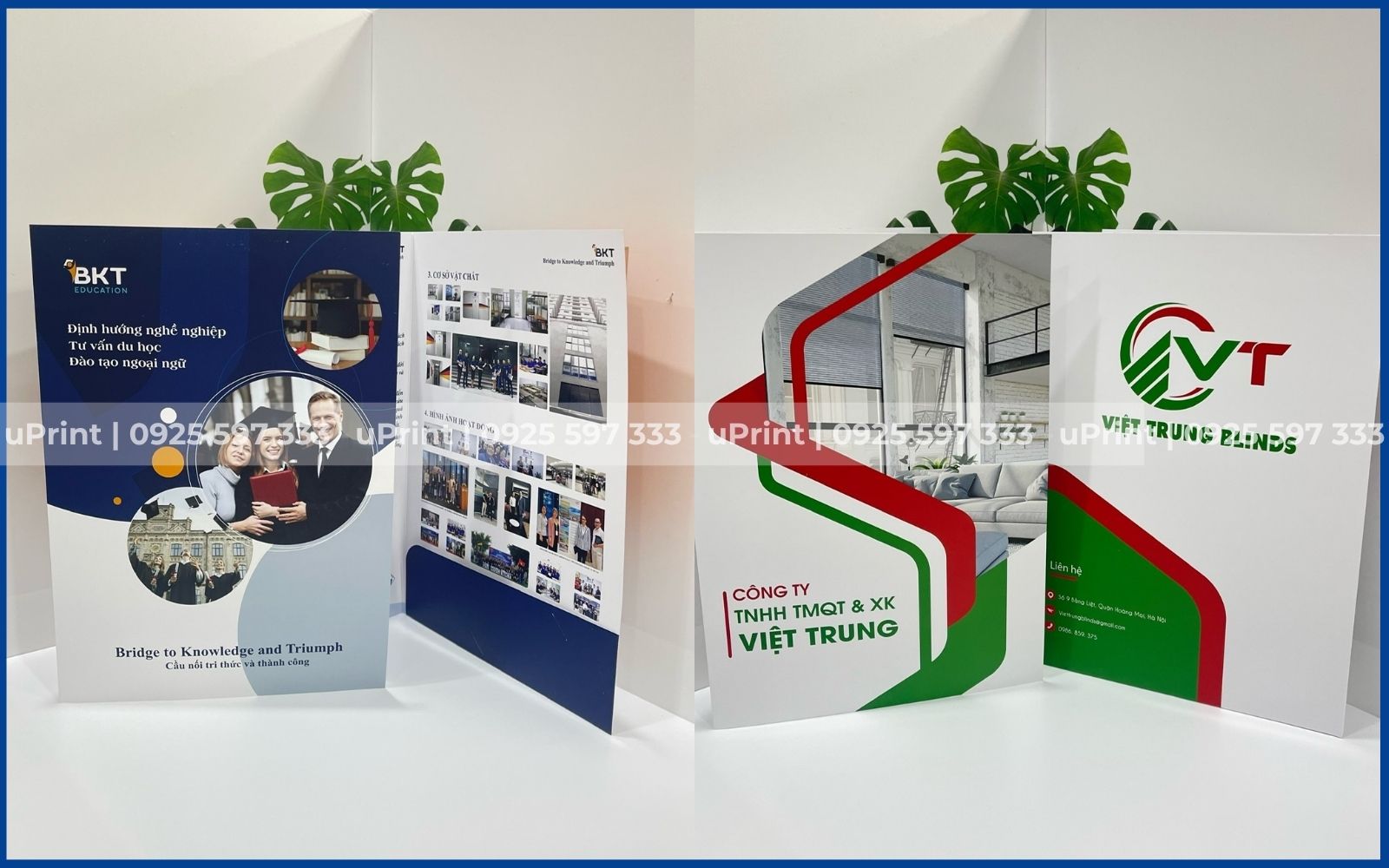 Mẫu in kẹp file tài liệu hiện đại