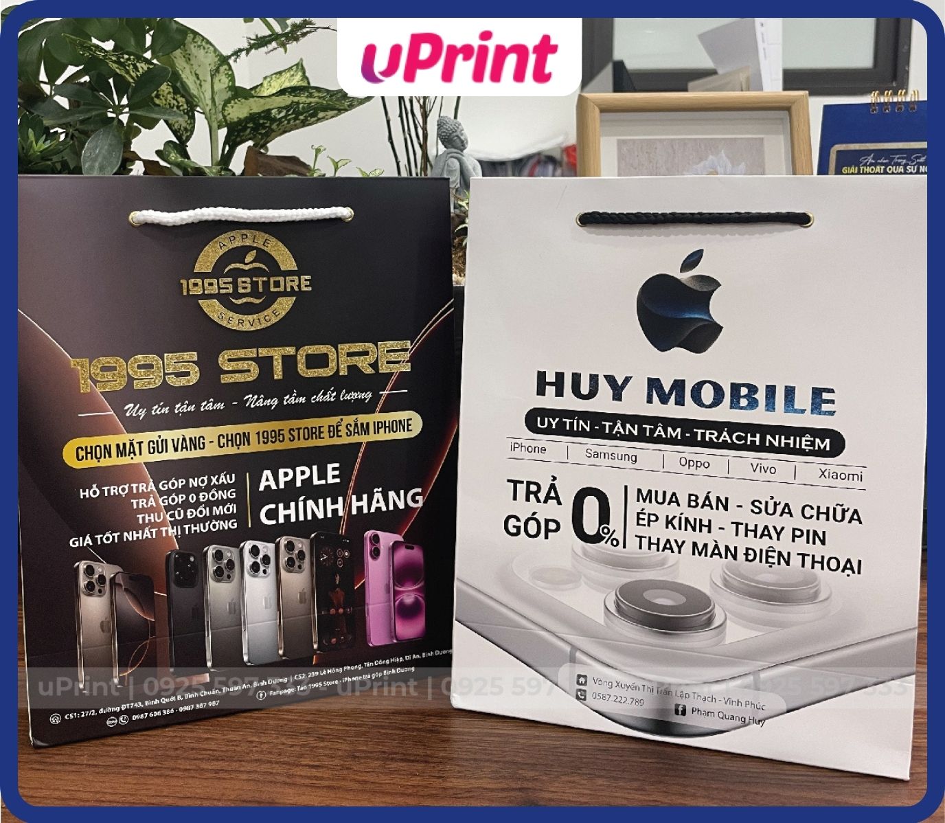 địa chỉ túi giấy đựng điện thoại