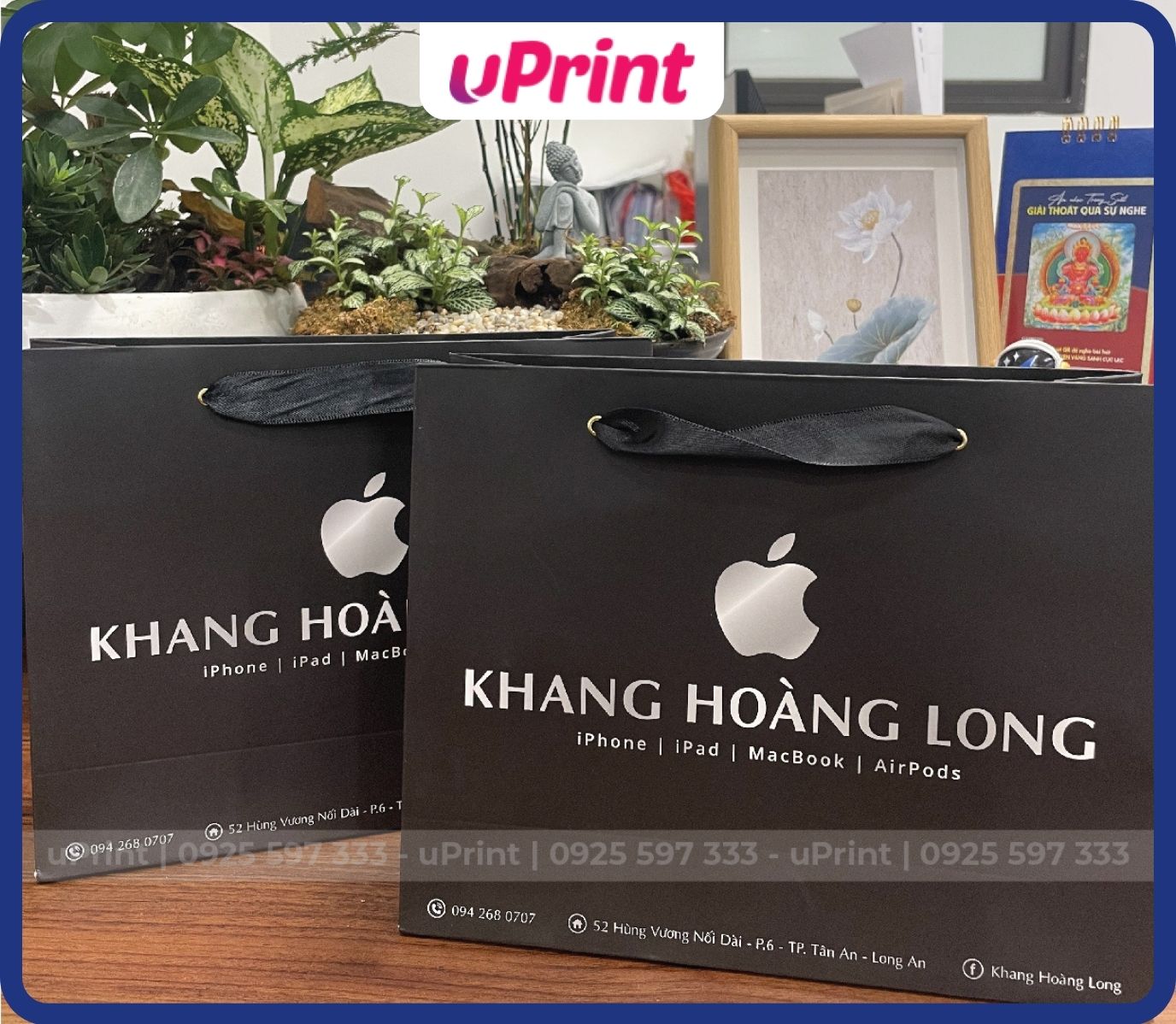 xưởng in túi giấy đựng điện thoại