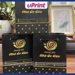 túi giấy hiệu vàng