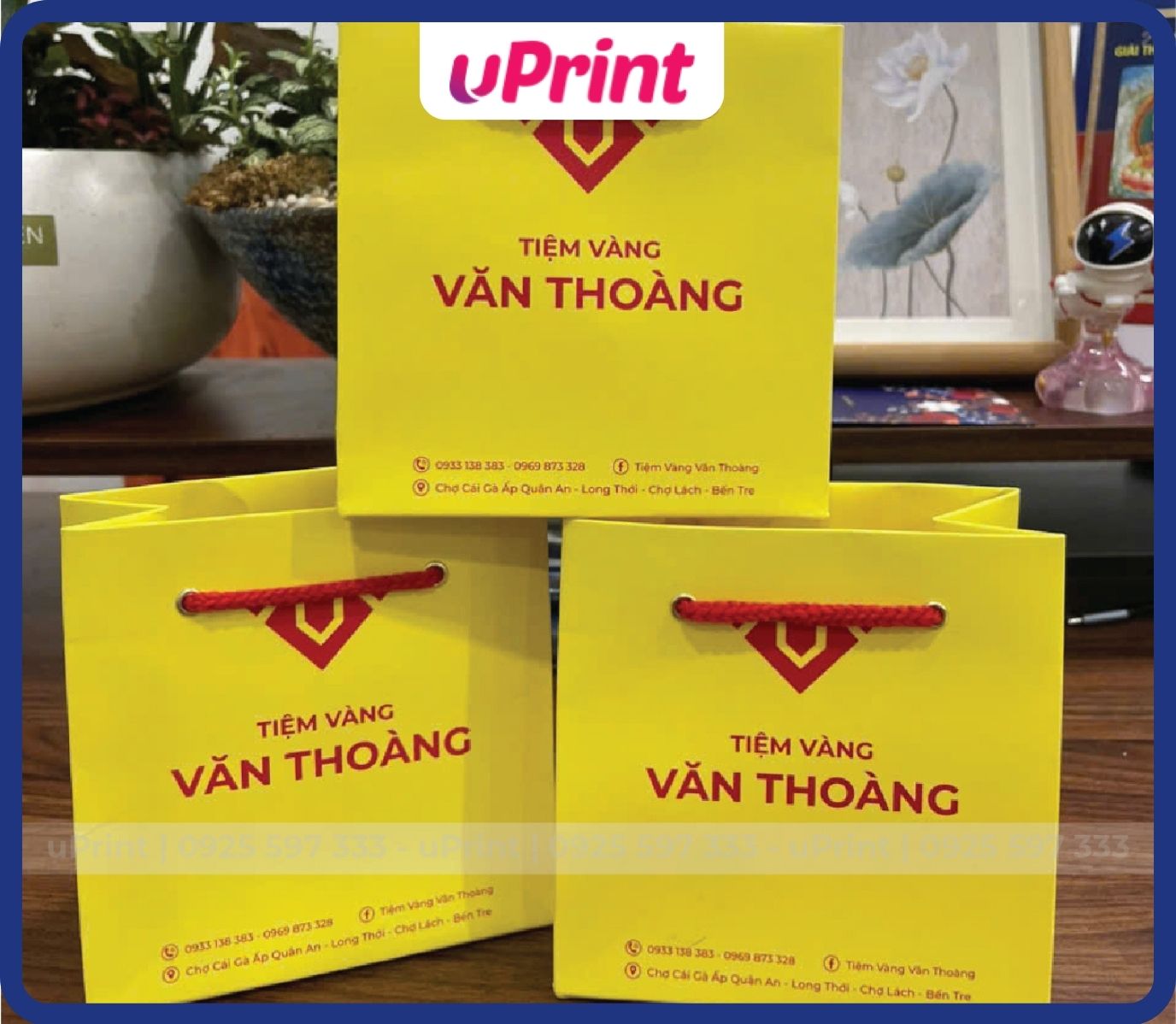xưởng in túi giấy đựng trang sức