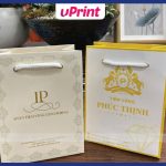 in túi giấy cho cửa hàng vàng bạc