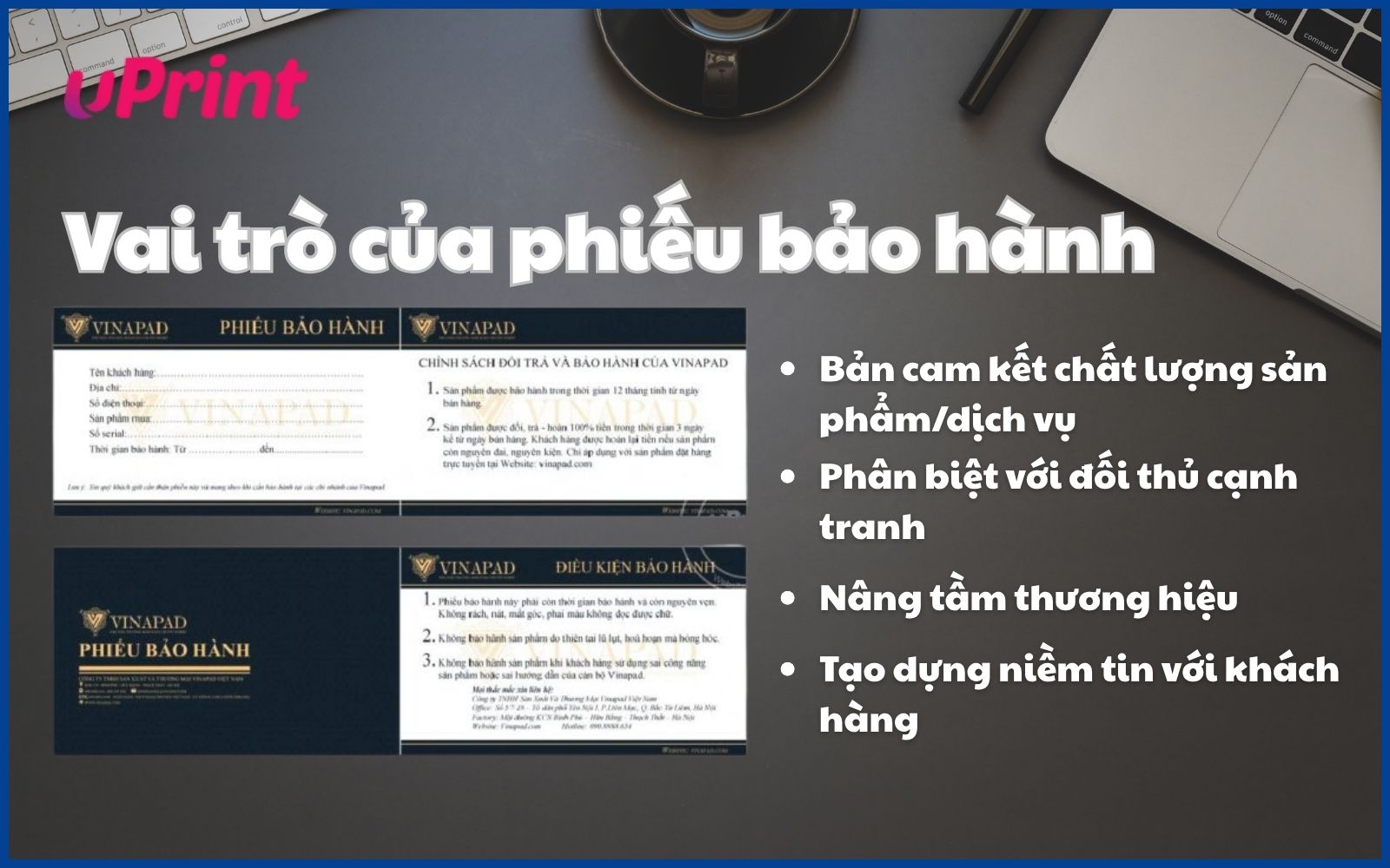 Lợi ích của việc in phiếu bảo hành cho doanh nghiệp