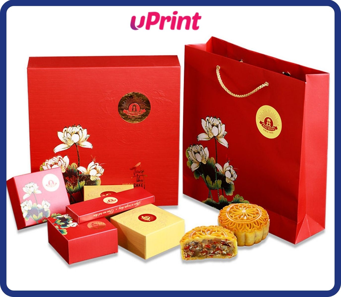 In hộp giấy, in túi giấy đựng bánh Trung thu giá rẻ