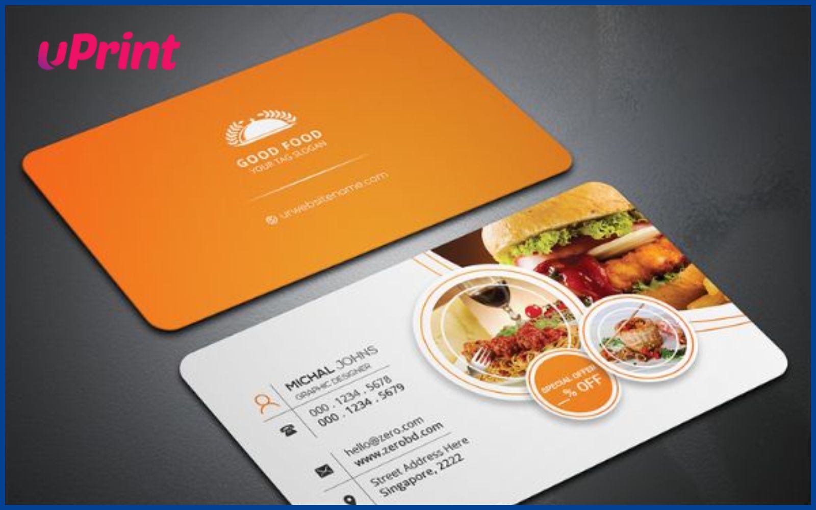 Bí quyết thiết kế card visit nhà hàng 