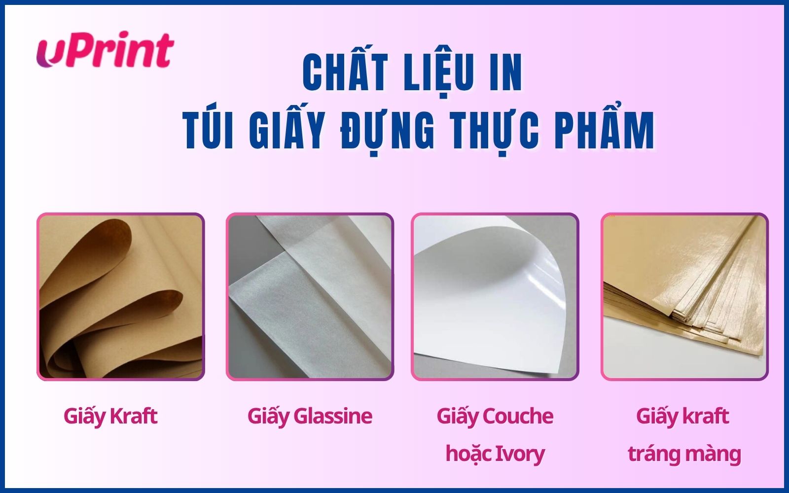 Chất liệu in túi đựng thực phẩm