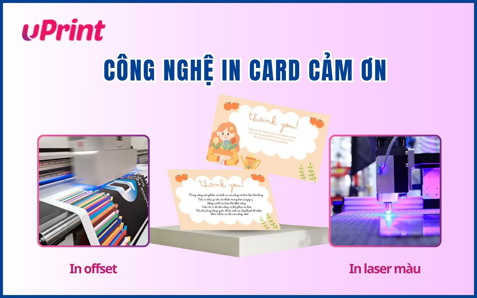 Công nghệ in thank you card