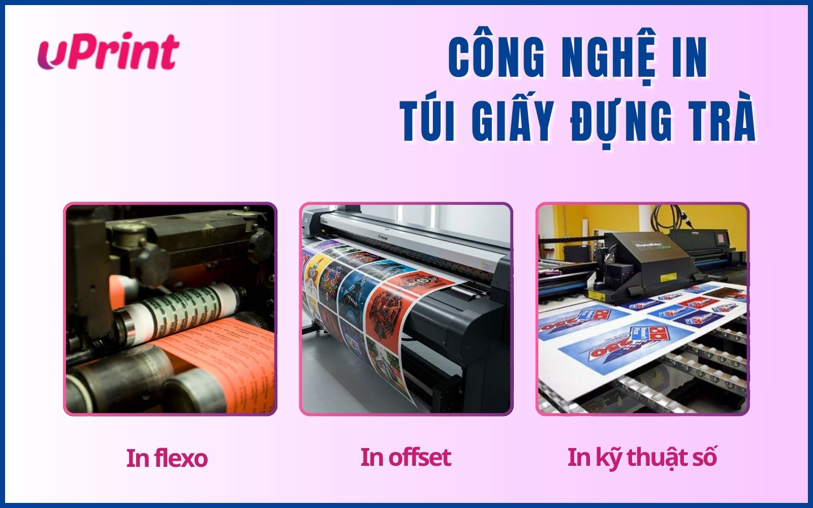 Công nghệ in túi giấy đựng trà 
