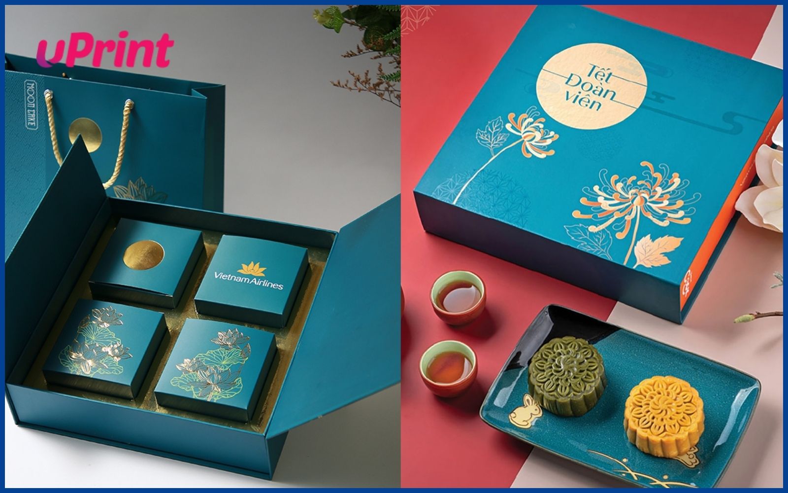 Mẫu hộp giấy đựng quà tết, trung thu