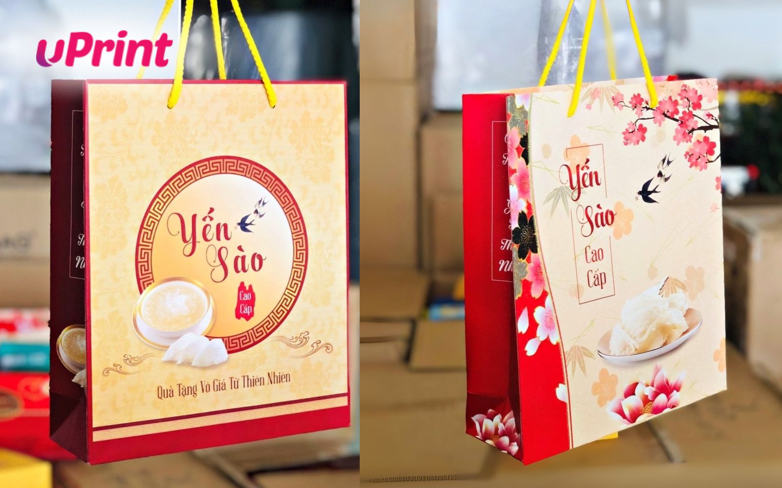 Phân loại túi giấy đựng yến sào phổ biến hiện nay