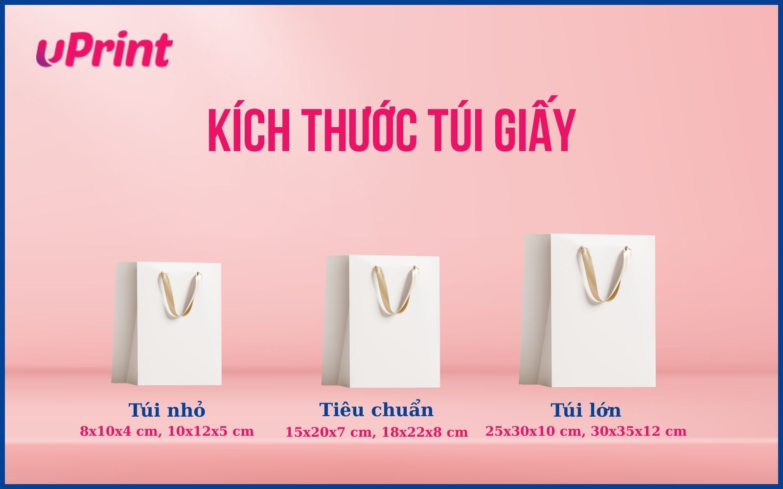 Kích thước in túi giấy đựng nước hoa 