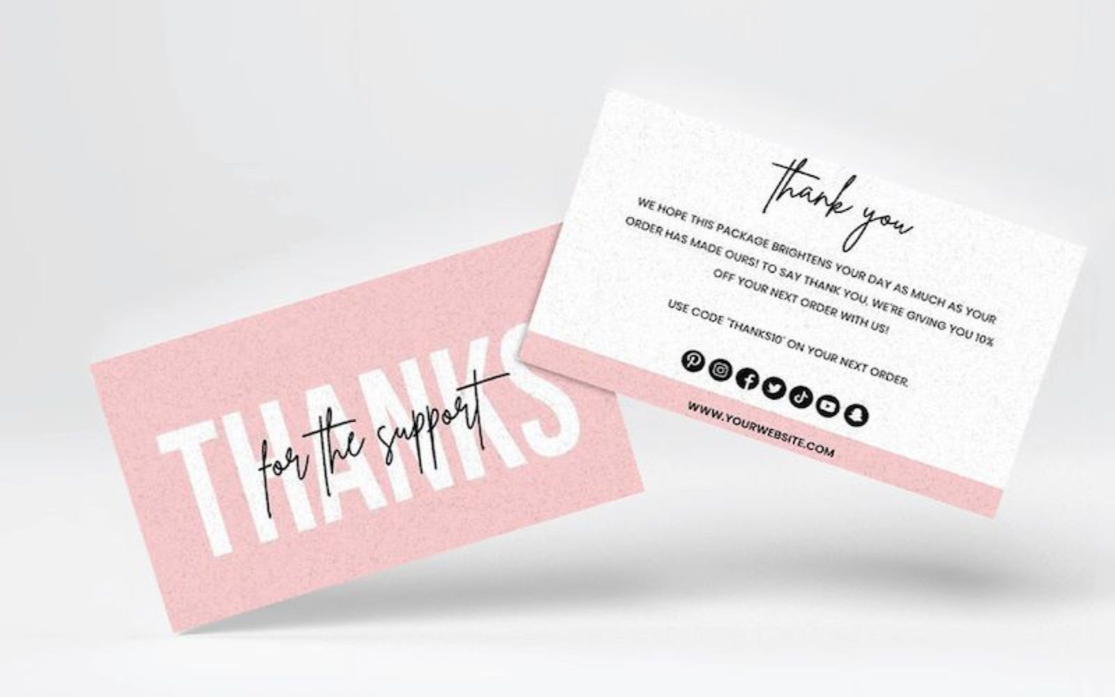 In card cảm ơn khách hàng shopee