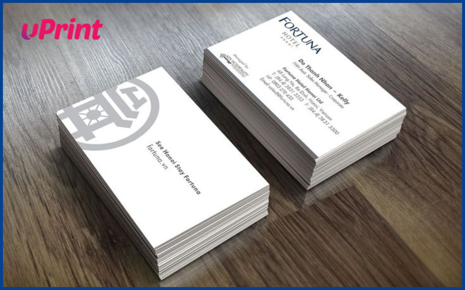 Mẫu card visit hotel thanh lịch, tinh tế
