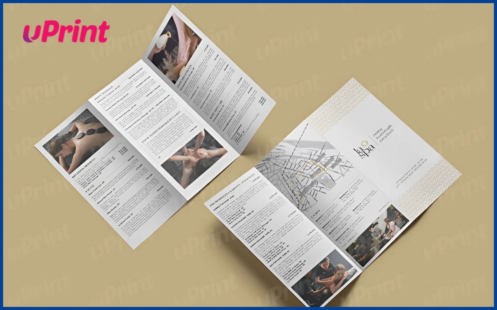 Các mẫu thiết kế in tờ gấp Hà Nội tại xưởng uPrint