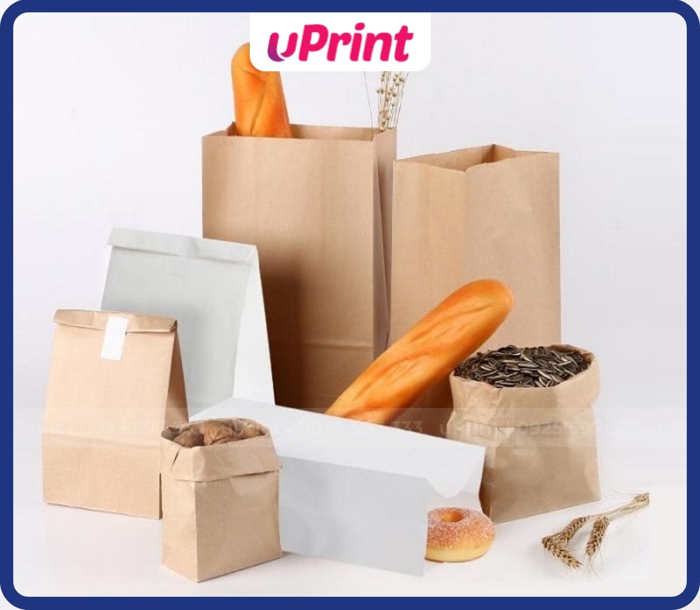 In túi giấy đựng thực phẩm chất lượng, giá tốt
