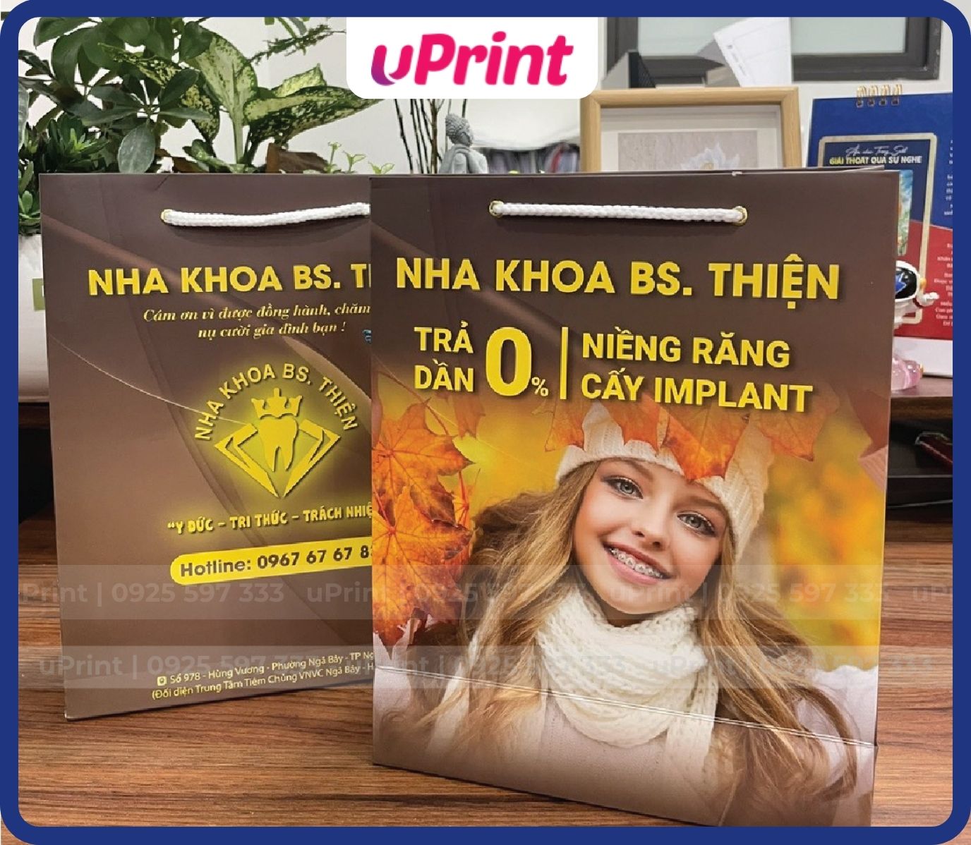Xưởng In Túi Giấy Nha Khoa Giá Rẻ, Số Lượng Theo Yêu Cầu