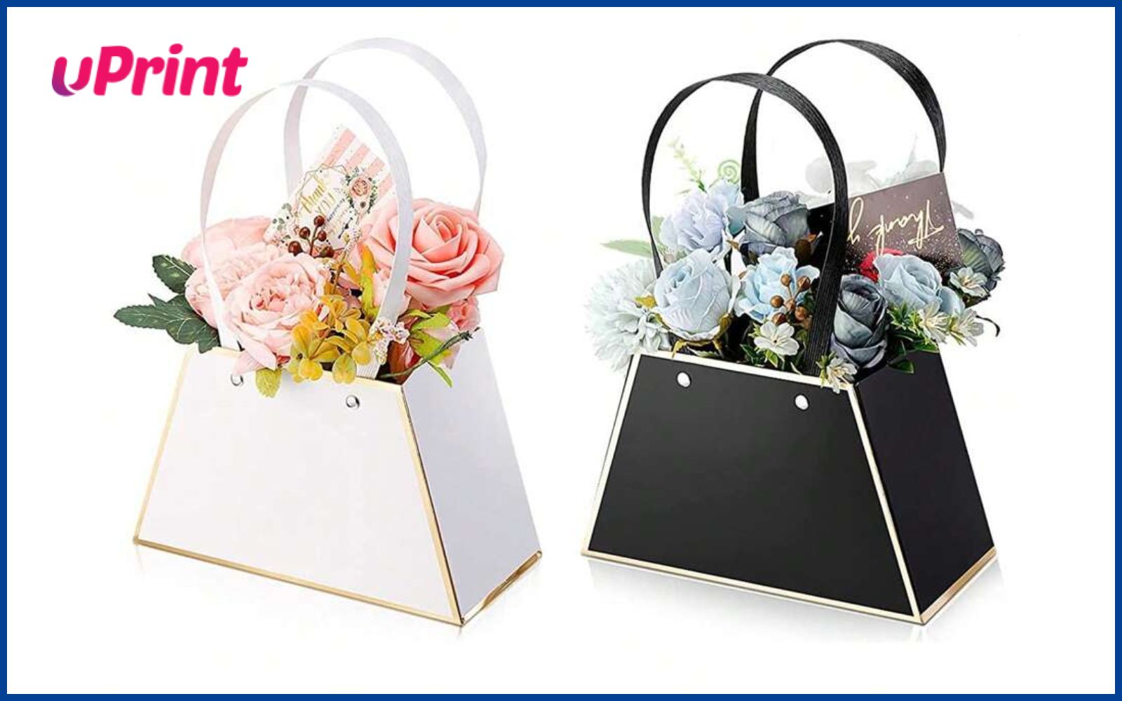 Mẫu in túi giấy đựng hoa tươi đẹp