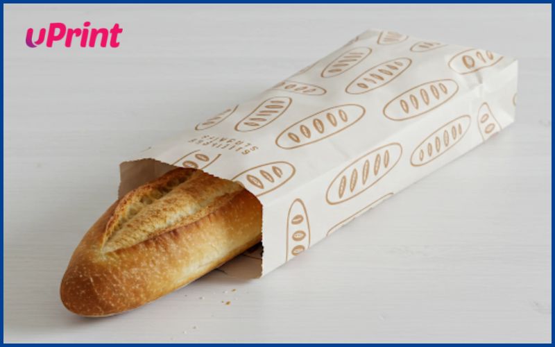 in bao bì đựng bánh mì giấy kraft