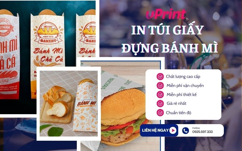 Lý do nên in túi giấy bánh mì tại uPrint