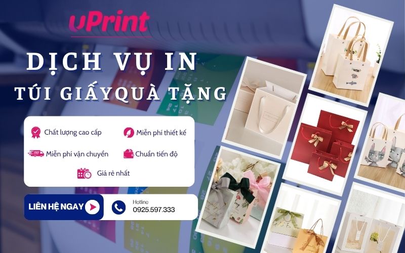 uPrint – Địa chỉ in túi giấy đựng quà đẹp, thiết kế miễn phí tại Hà Nội