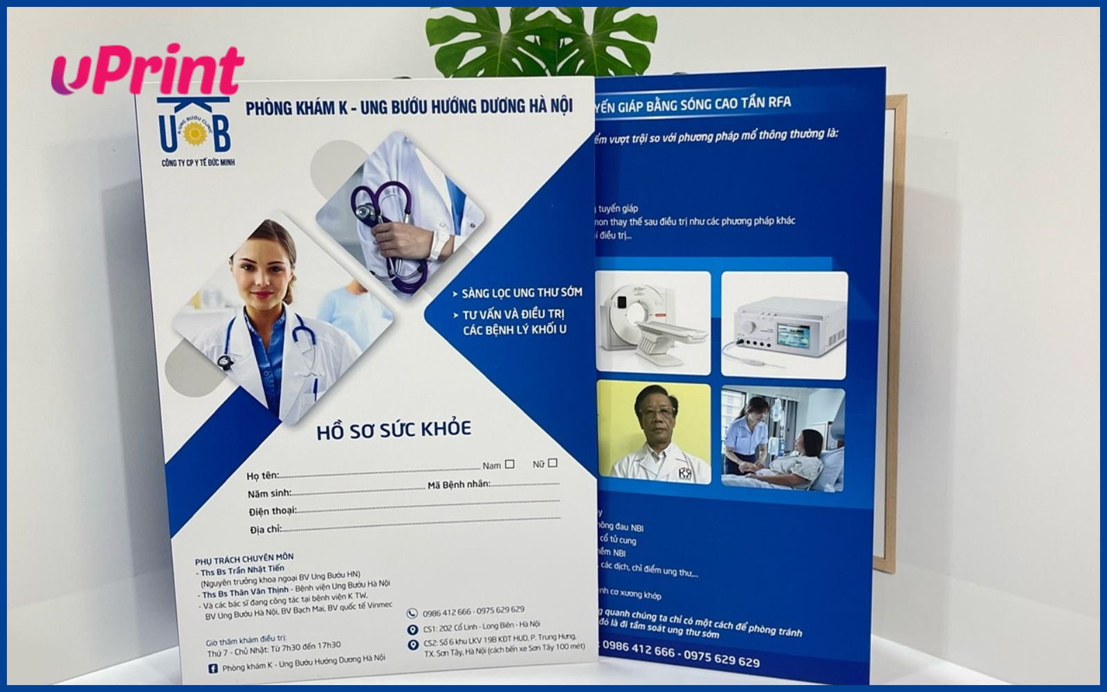 in kẹp file phòng khám bệnh viện