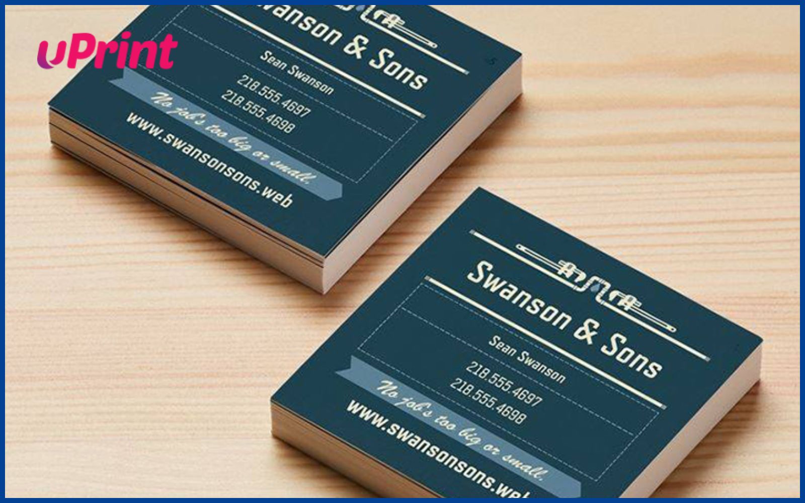 kích thước card visit cm dáng vuông