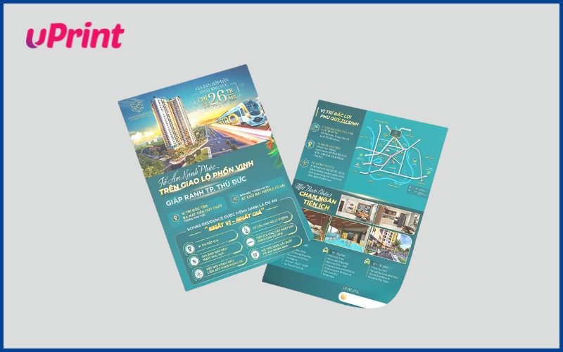 in tờ rơi bất động sản Hà Nội