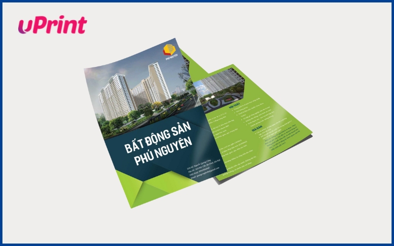 in tờ rơi bất động sản đẹp