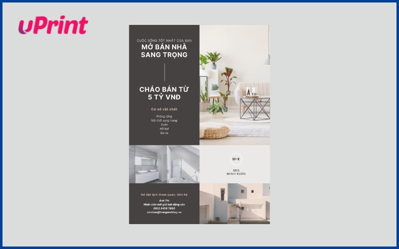 Tờ rơi sale nhà phố