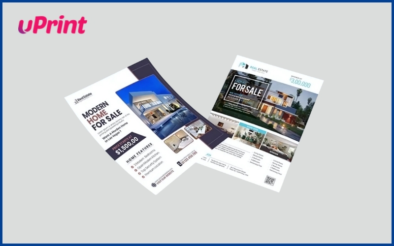 Mẫu tờ rơi quảng cáo nhà phố