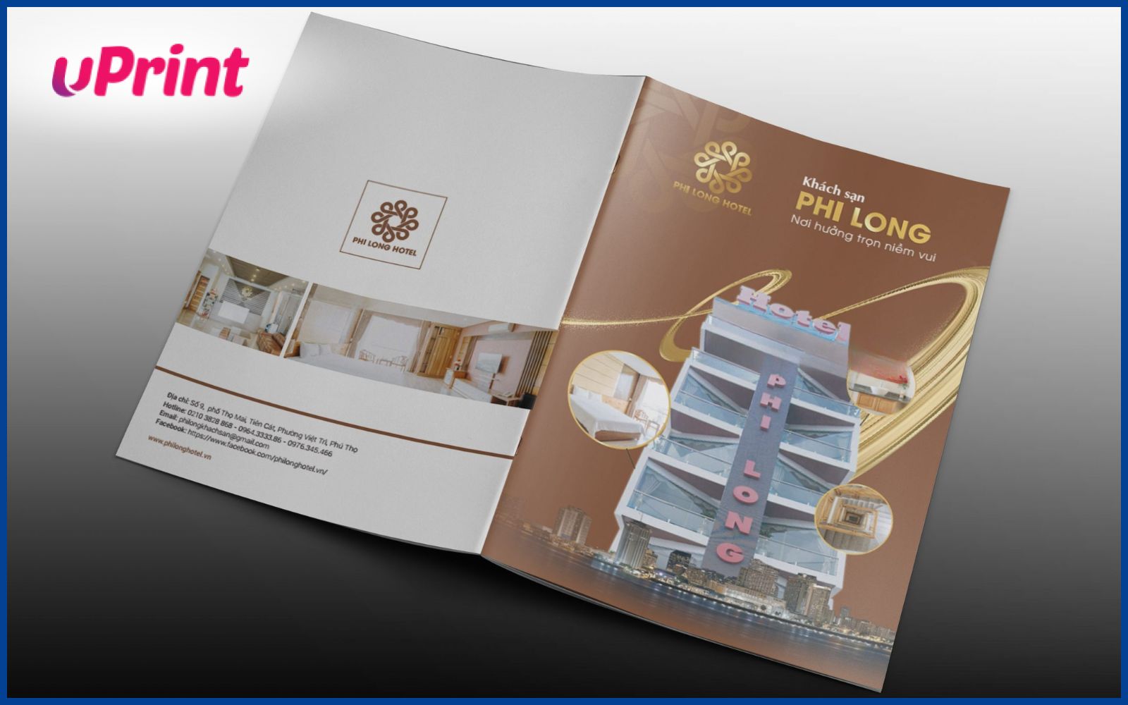 Mẫu thiết kế catalogue cho khách sạn Phi Long