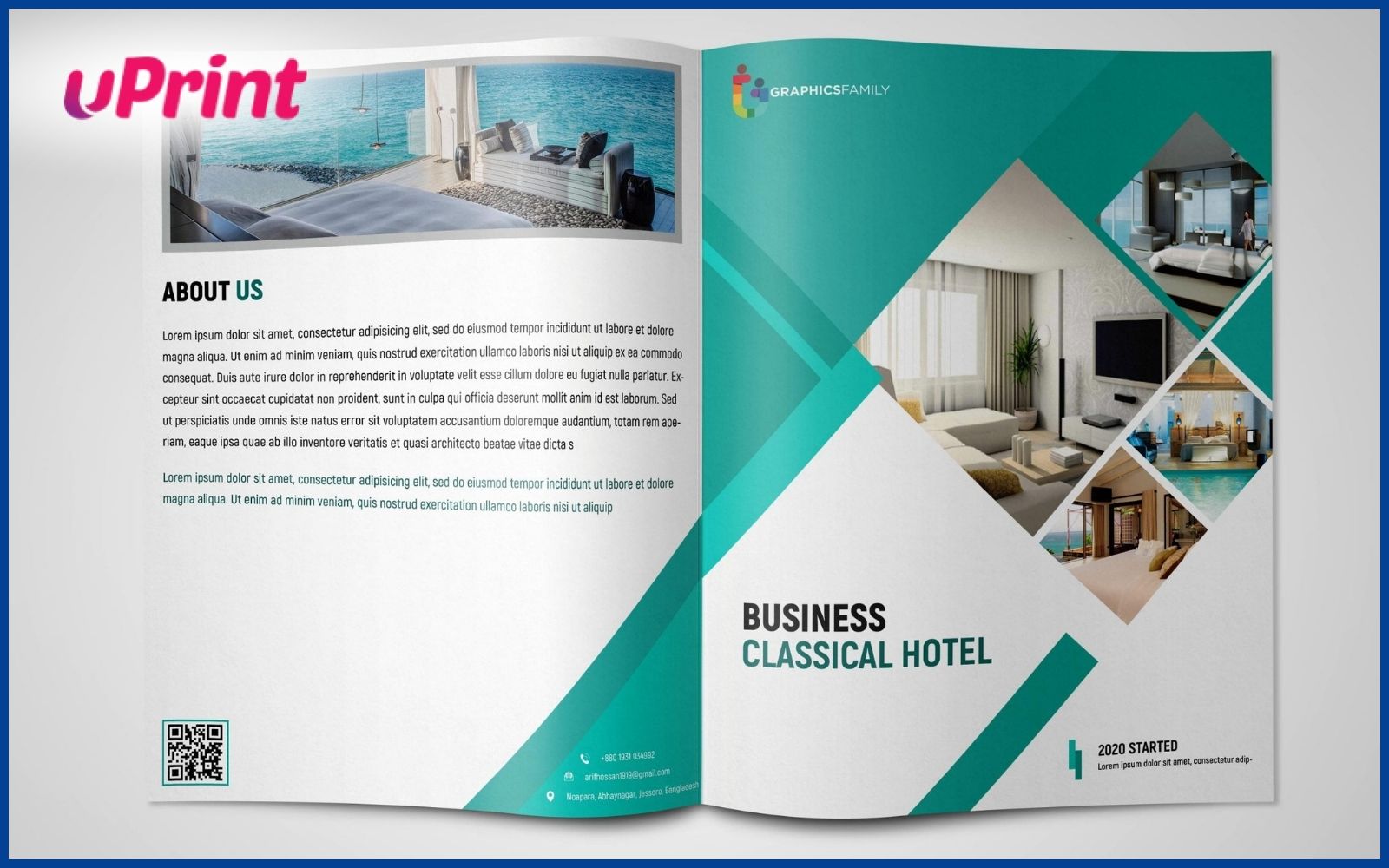 Mẫu in catalog khách sạn ấn tượng