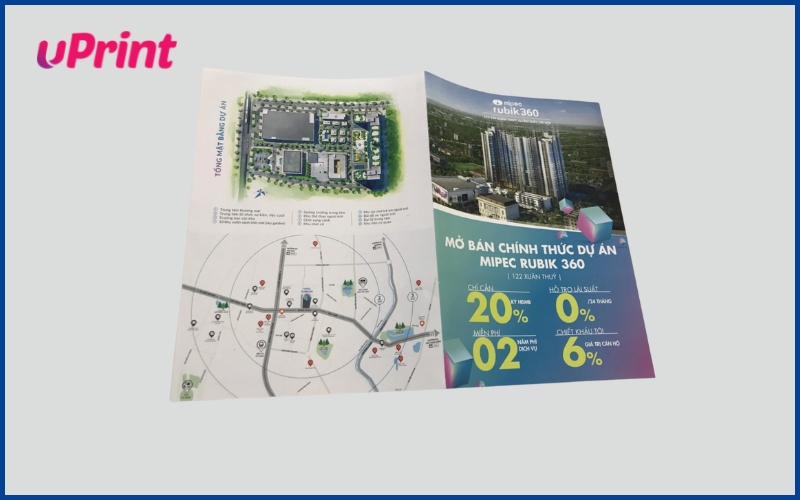 Quy cách in tờ rơi bất động sản