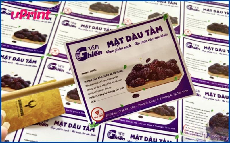 Quy trình in tem nhãn bánh kẹo