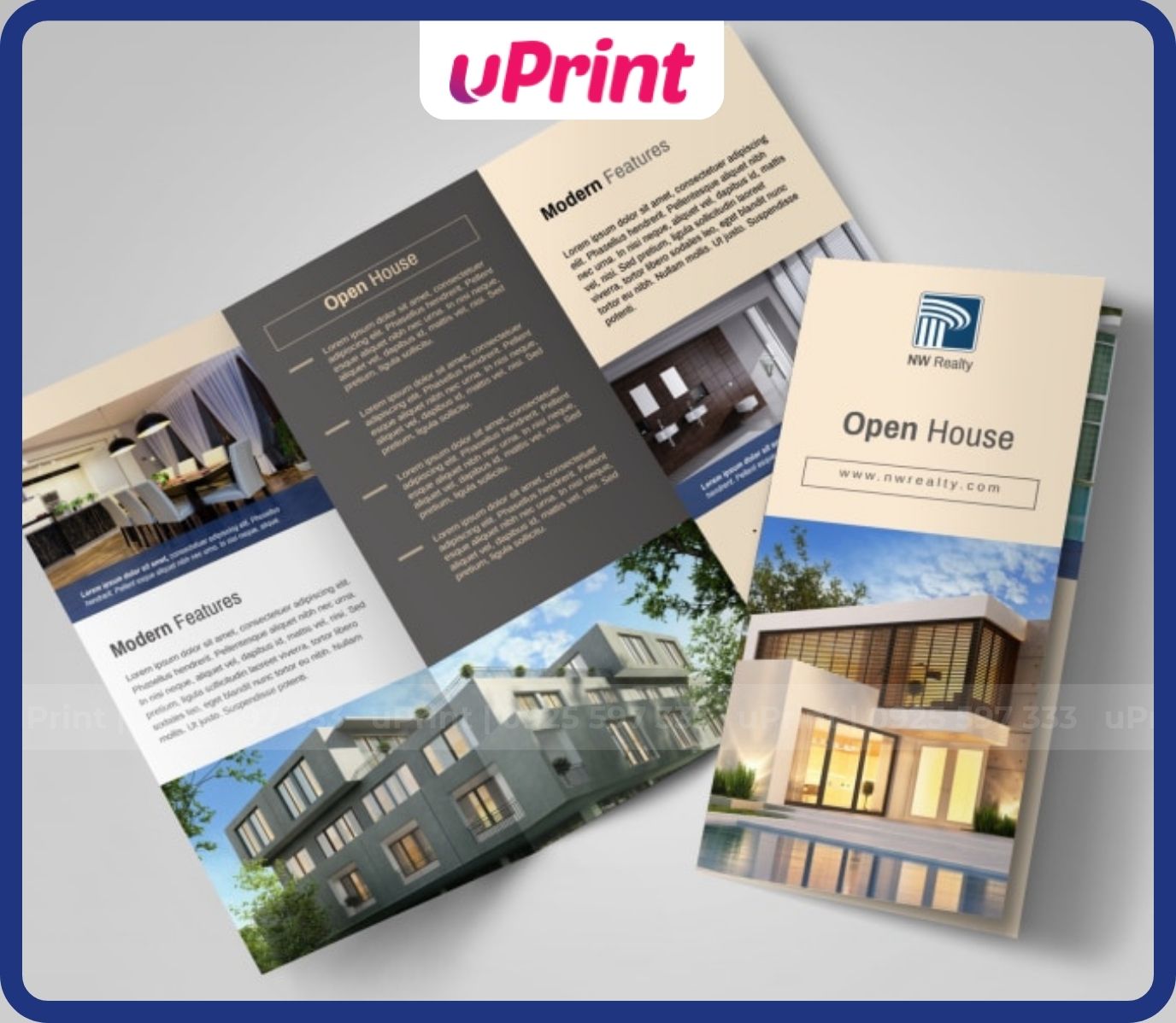 Mẫu in tờ rơi bất động sản đẹp, chuyên nghiệp & bắt mắt