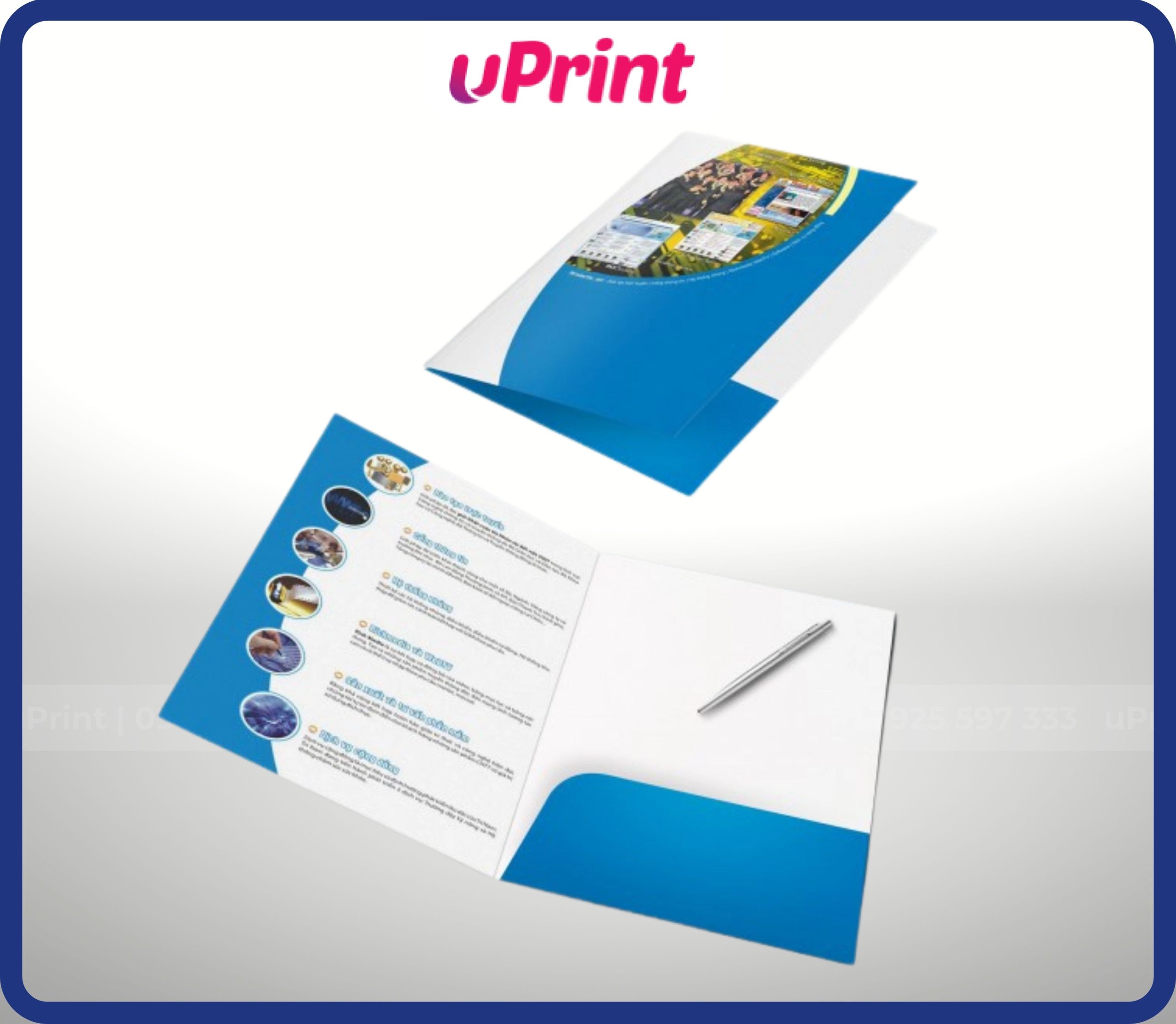 Ảnh sản phẩm in kẹp file ngành du lịch