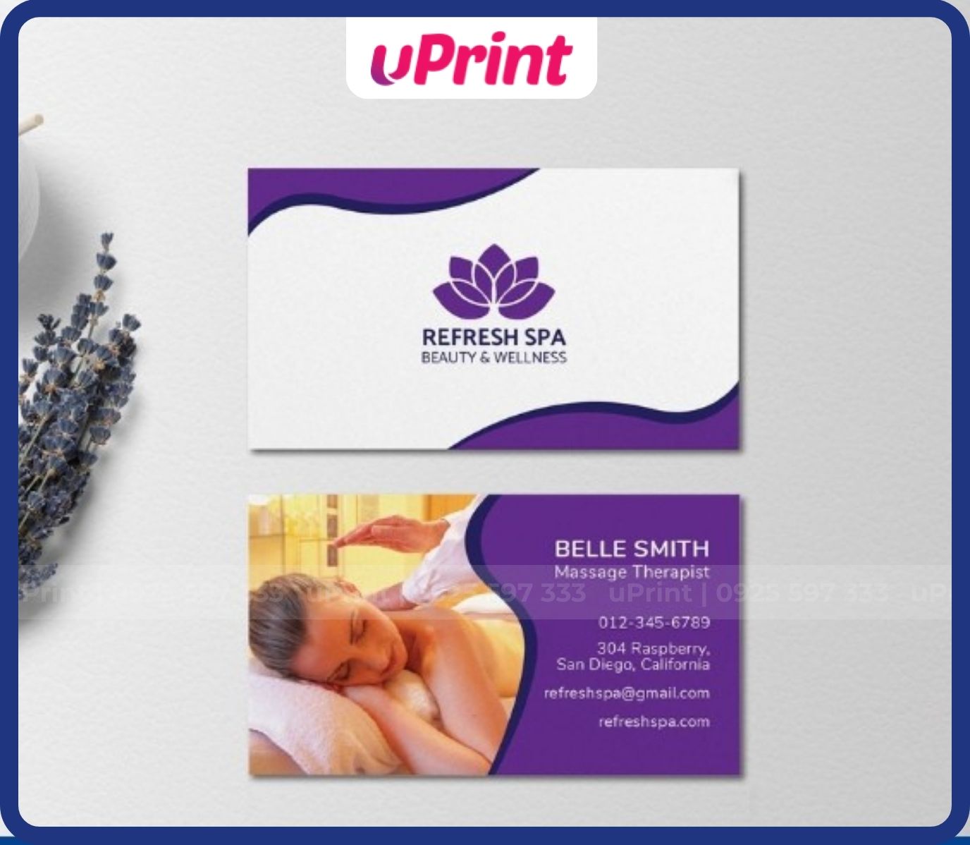25+ Mẫu In Card Visit Spa, Name Card thẩm mỹ viện Sang Trọng Thu Hút Khách Hàng