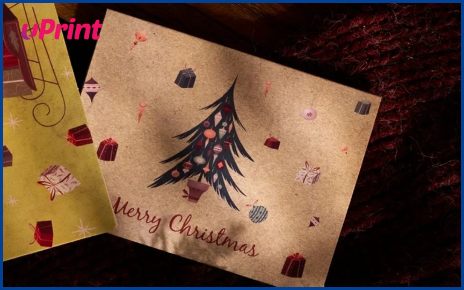 Mẫu bì thư mừng Giáng Sinh đẹp, thiết kế độc đáo