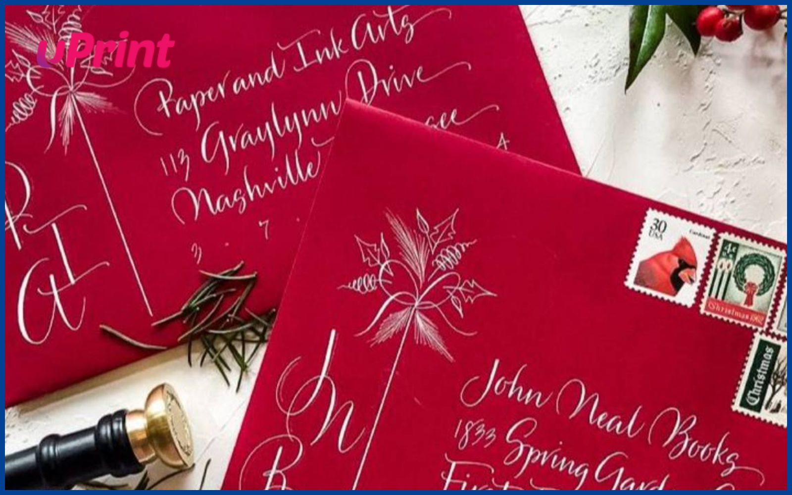 Phong bì Noel phong cách truyền thống, trang nhã, ấm áp