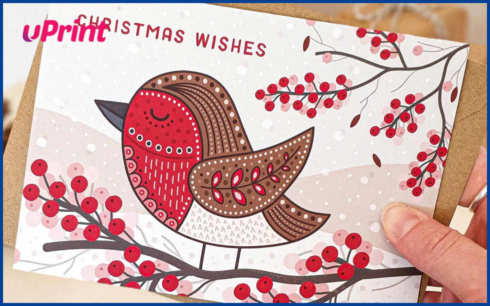 Mẫu phong bì Noel trẻ trung, rộn ràng