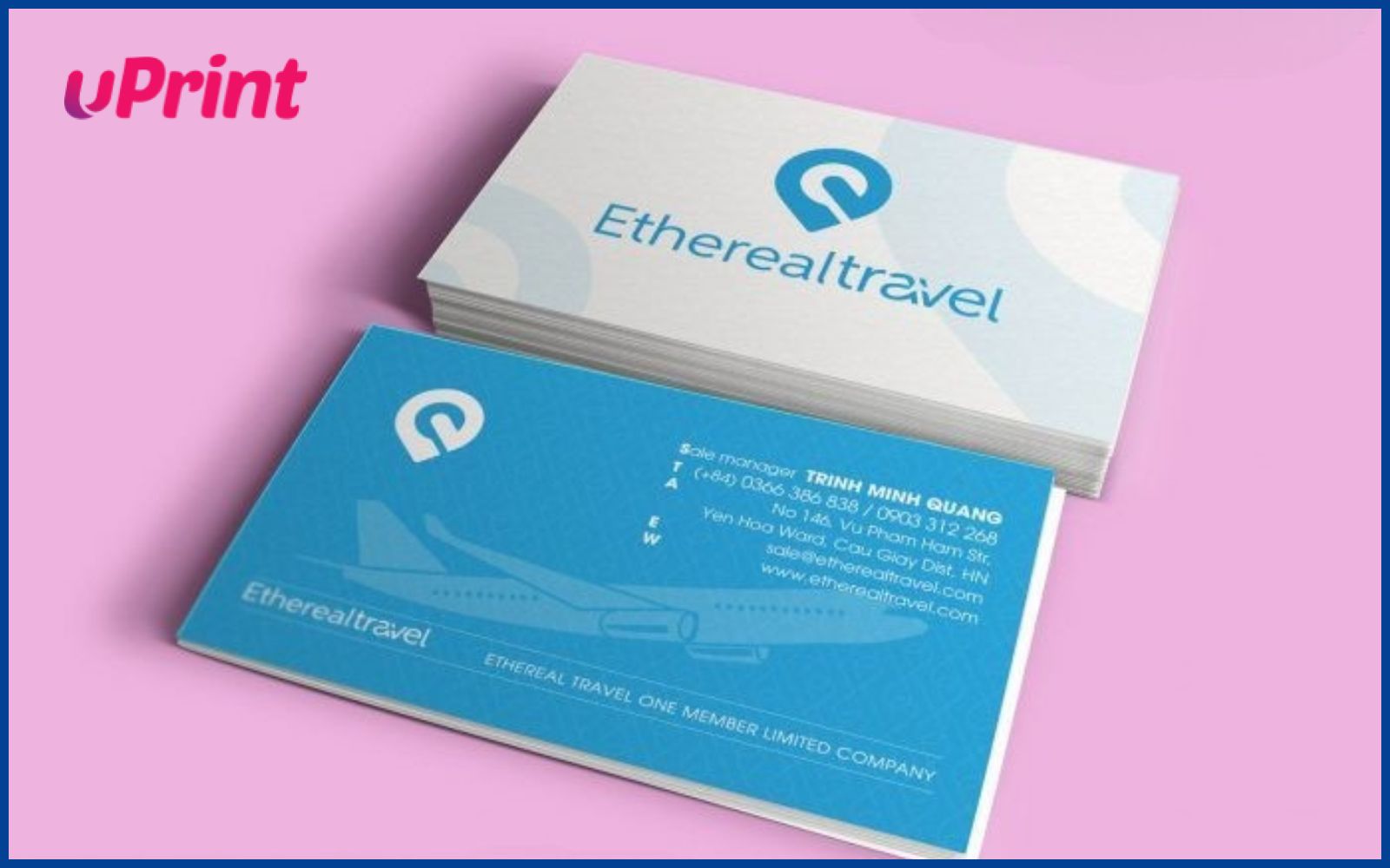 in card visit du lịch đẹp cho công ty Ethereal Travel in card visit du lịch đẹp cho công ty Ethereal Travel