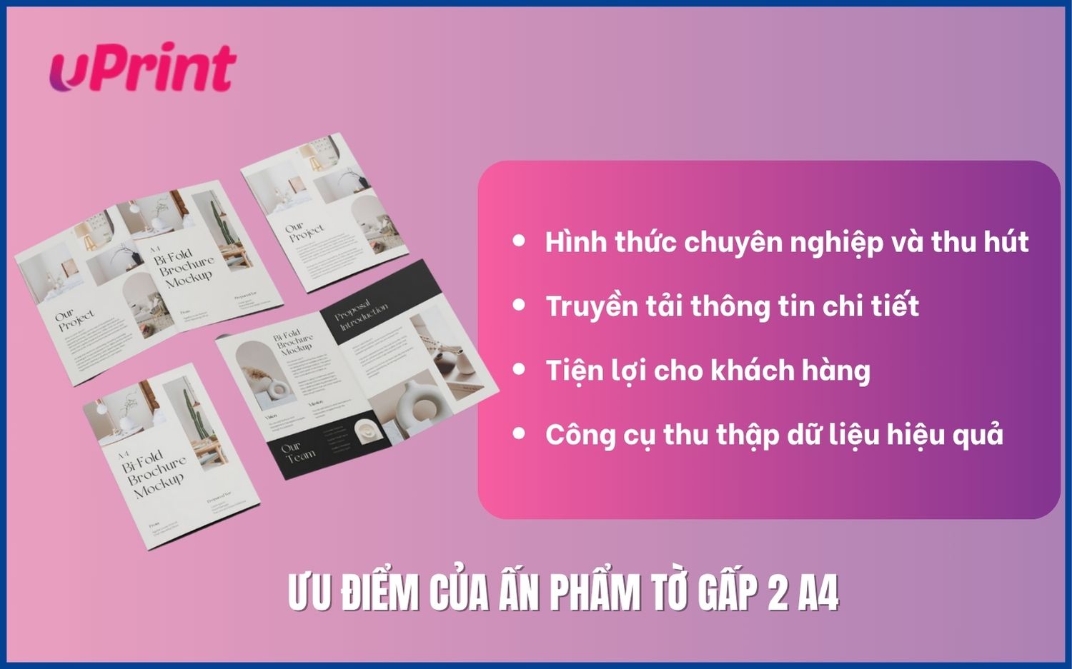 Tại sao doanh nghiệp nên chọn in tờ gấp 2 A4 Tại sao doanh nghiệp nên chọn in tờ gấp 2 A4